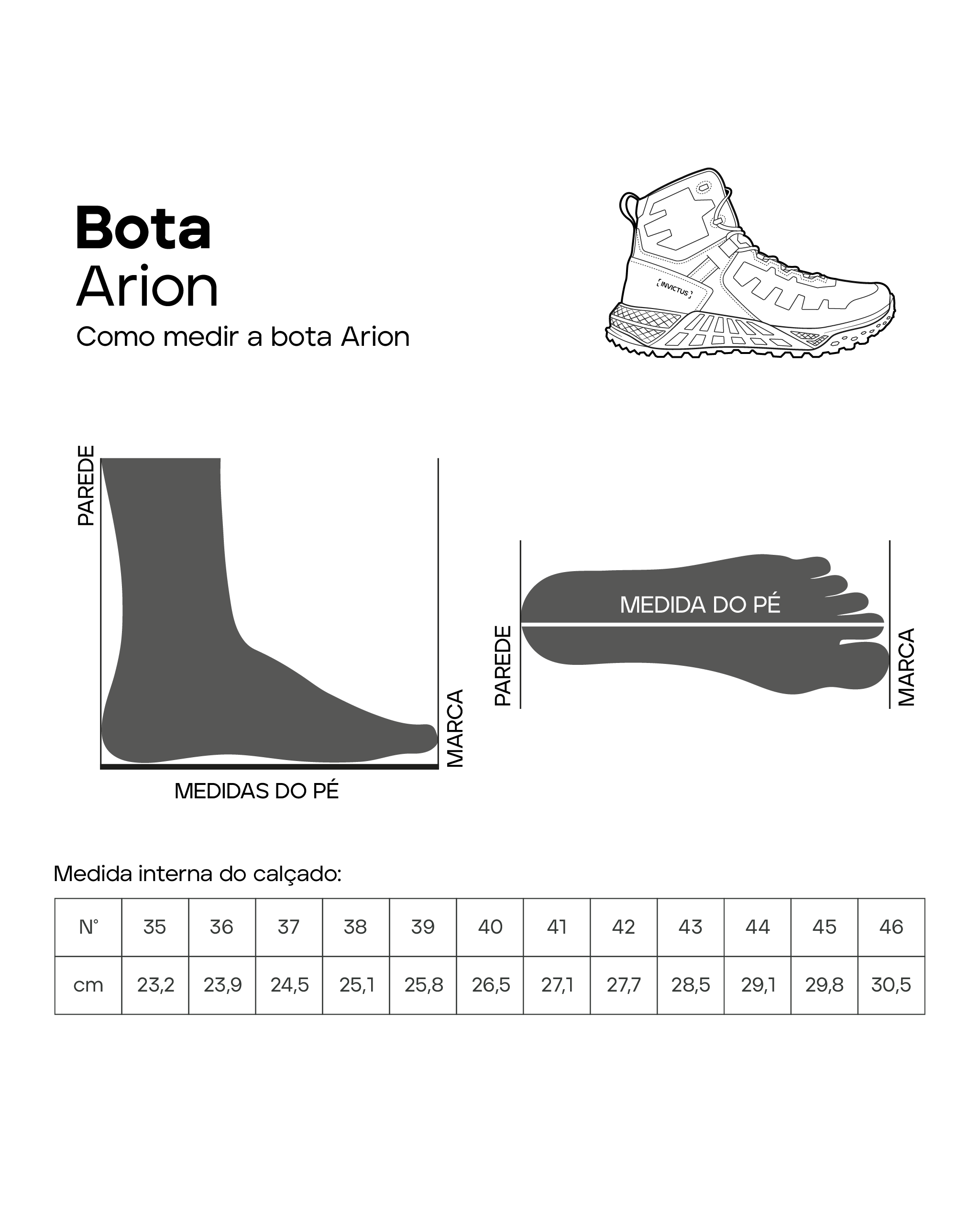 Bota Arion - Preta