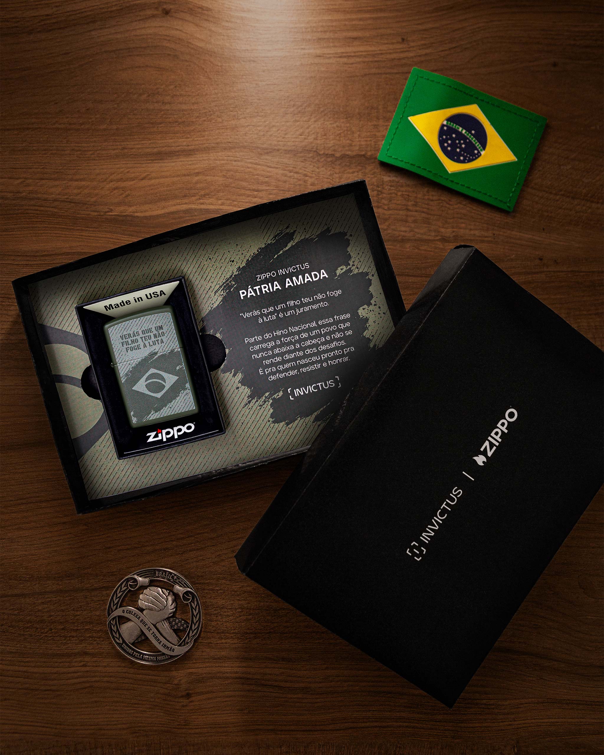 Zippo Pátria Amada - Edição Limitada