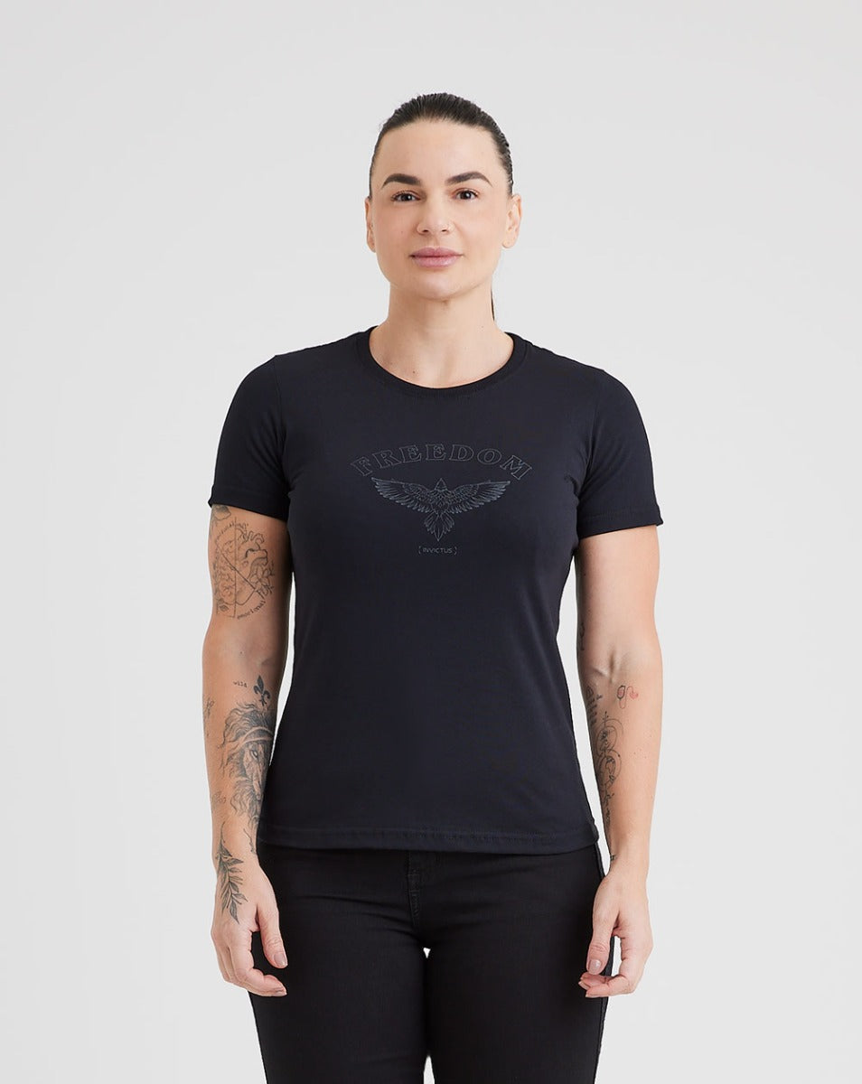 Camiseta Concept Feminina Freedom - Preto