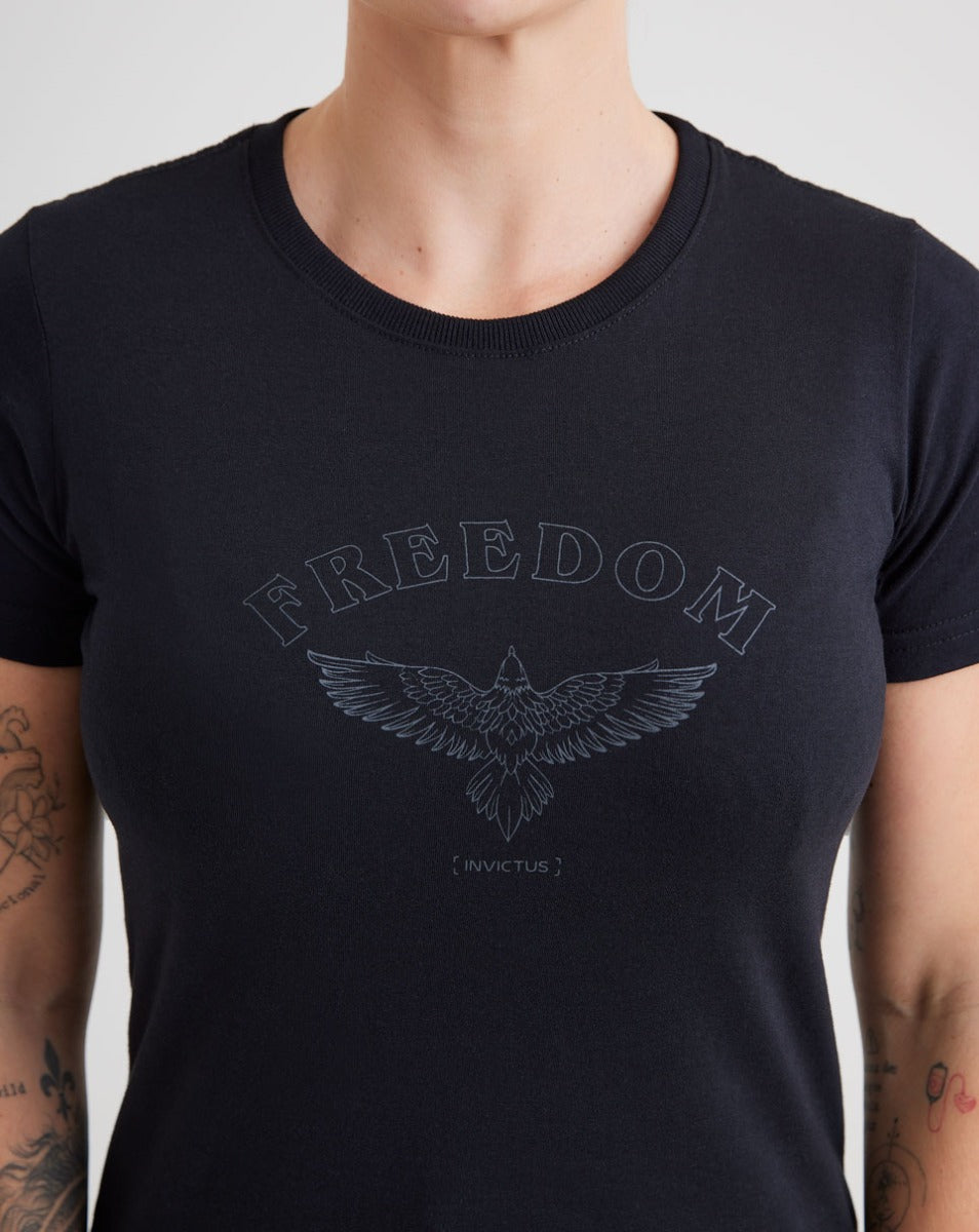 Camiseta Concept Feminina Freedom - Preto