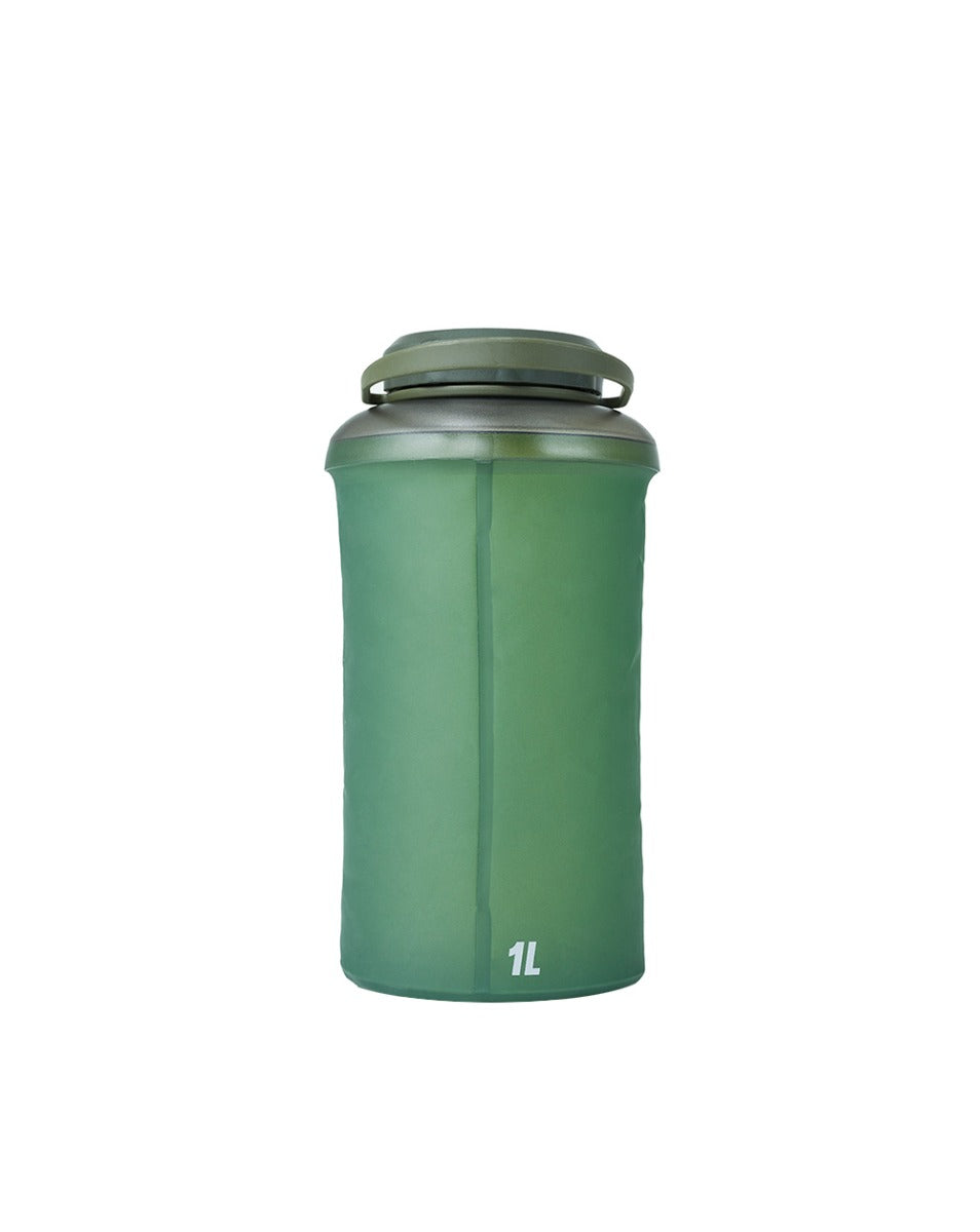 GARRAFA COLAPSÁVEL 1L WAVE -VERDE