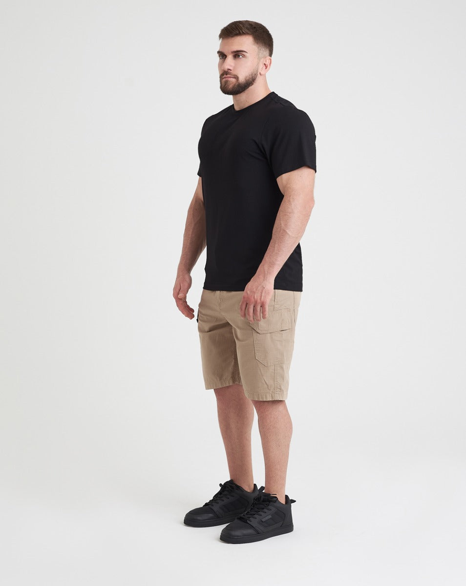 Bermuda Tática Motion Ripstop Elastano - Caqui