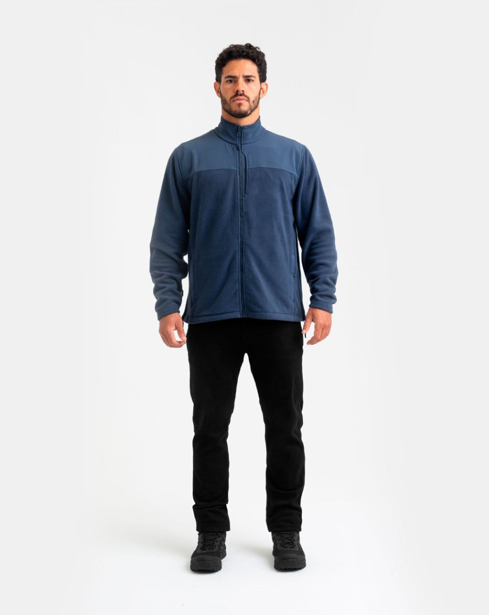 Jaqueta Fleece Snow - Azul Marinho