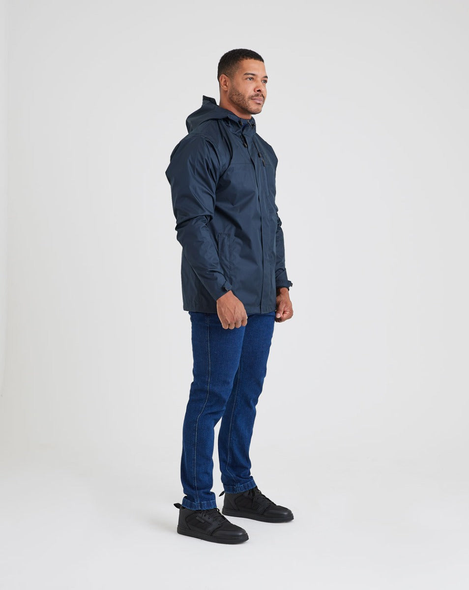 Jaqueta Parka Fusion - Azul Marinho