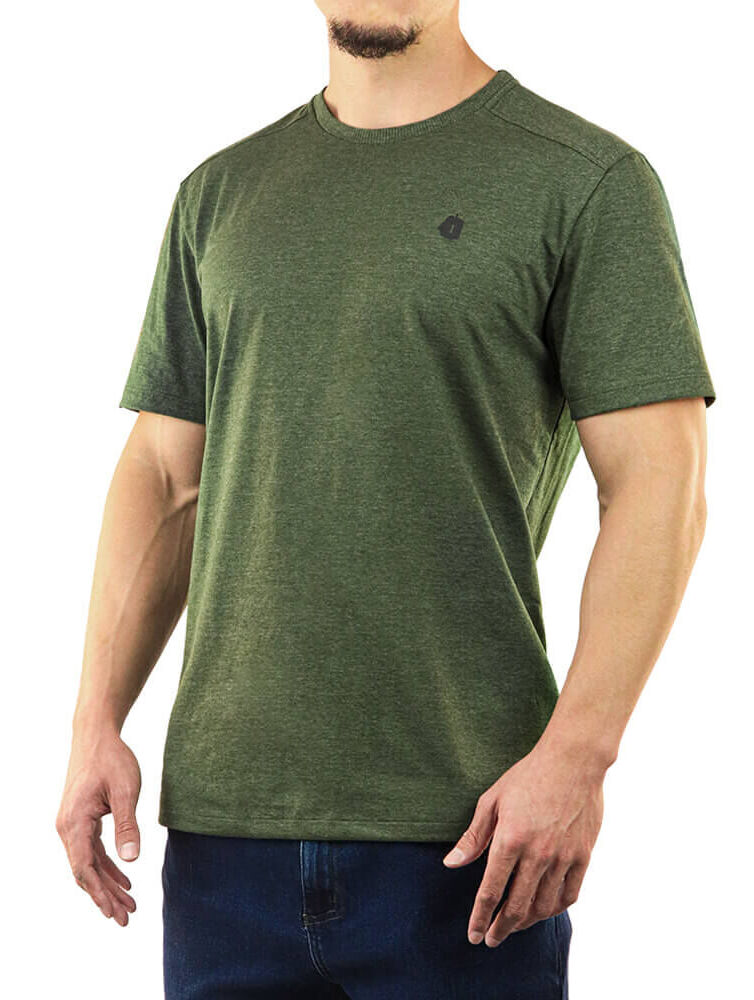 Camiseta Basic - Verde Mescla