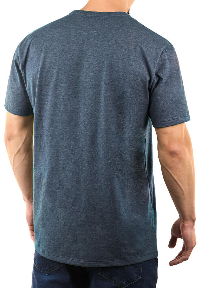 Camiseta Basic - Azul Mescla
