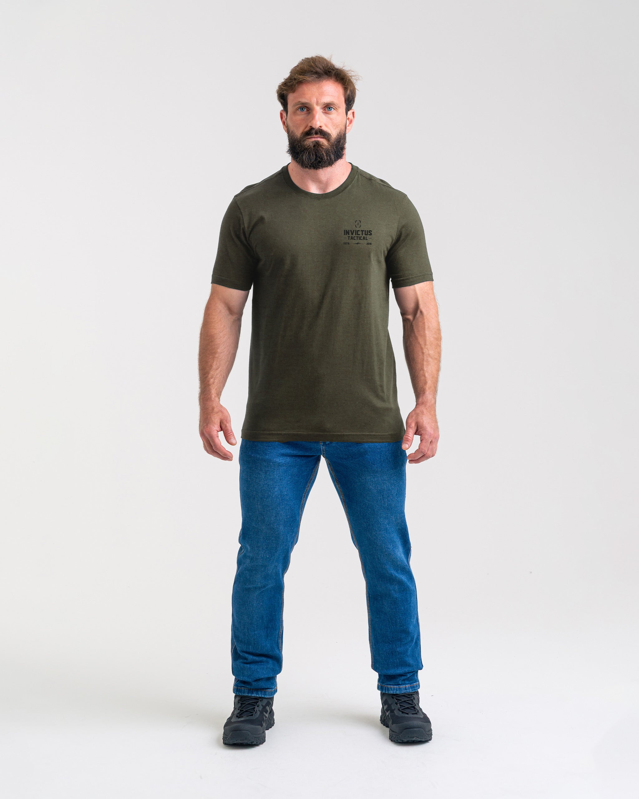 Camiseta Concept Flaming Skull - Verde