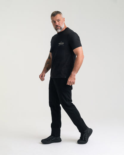 Camiseta Concept Flaming Skull - Preto