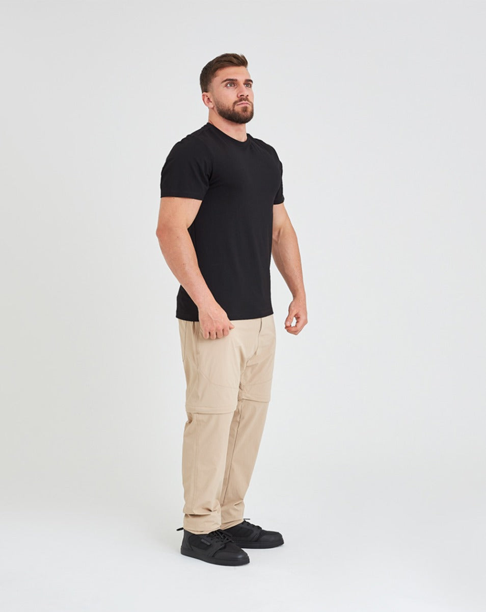 CALÇA CONVERSÍVEL COMMUTER - CAQUI