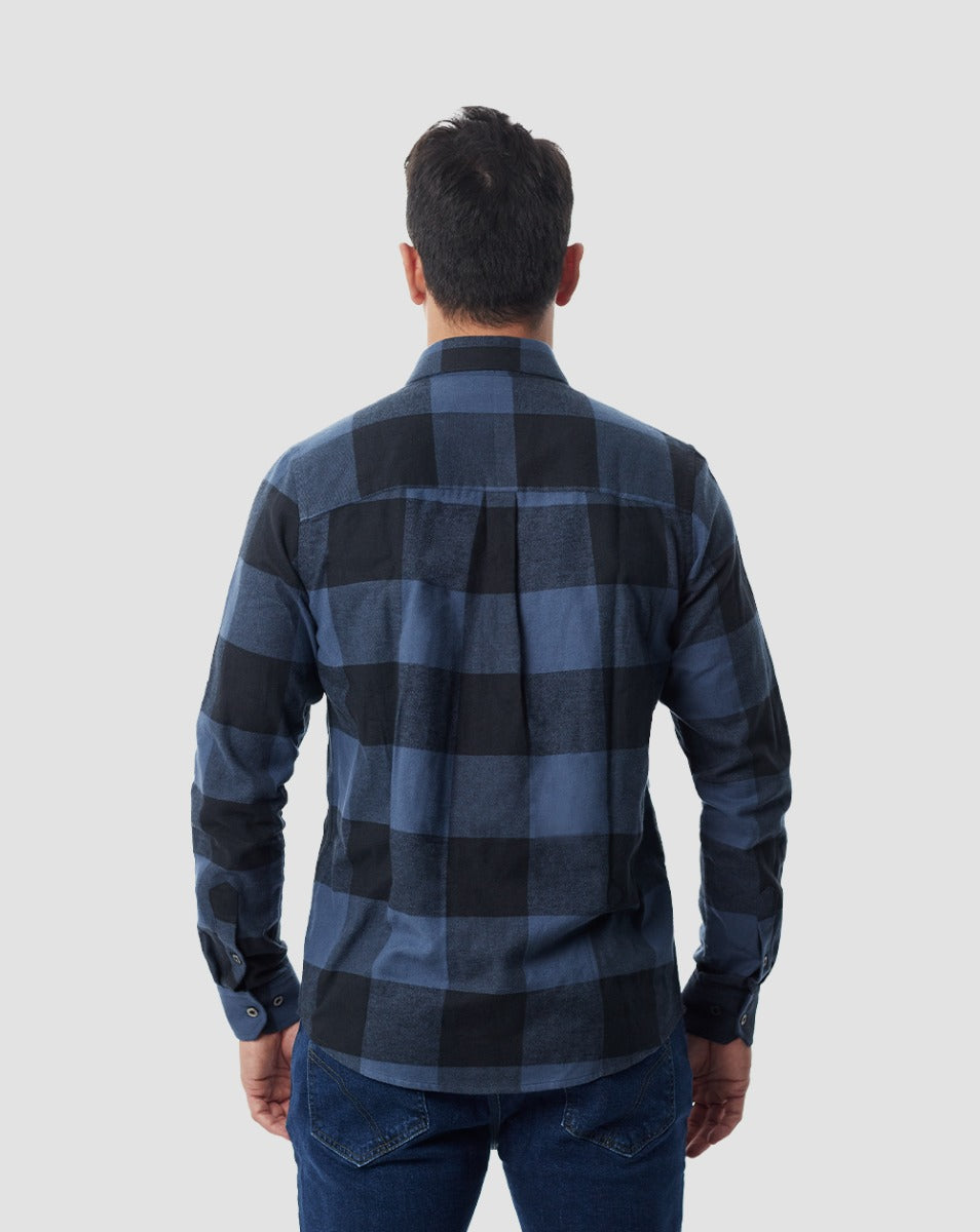 Camisa Lumberjack Flanela - Grid Azul