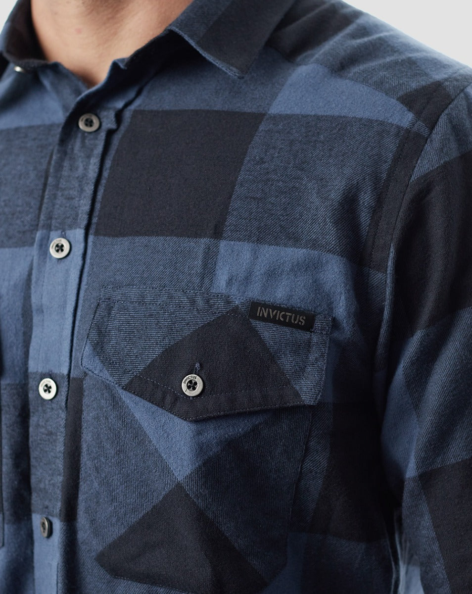Camisa Lumberjack Flanela - Grid Azul