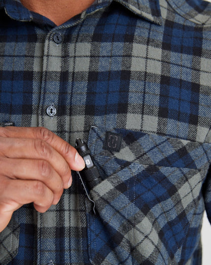 Camisa de flanela xadrez Lumberjack QAP - Verde
