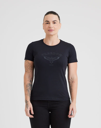 Camiseta Concept Feminina Freedom - Preto
