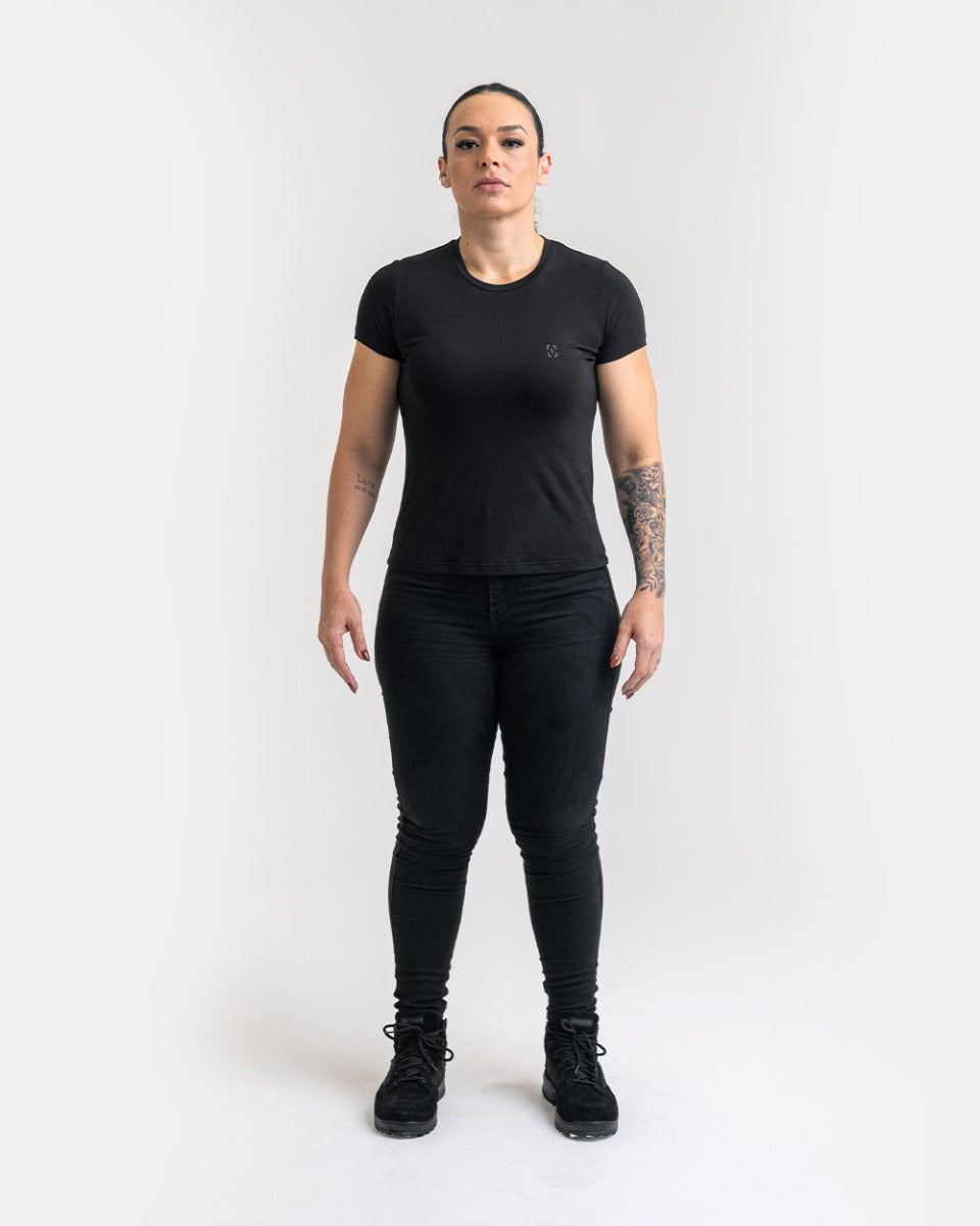 Camiseta Walk Feminina - Preta