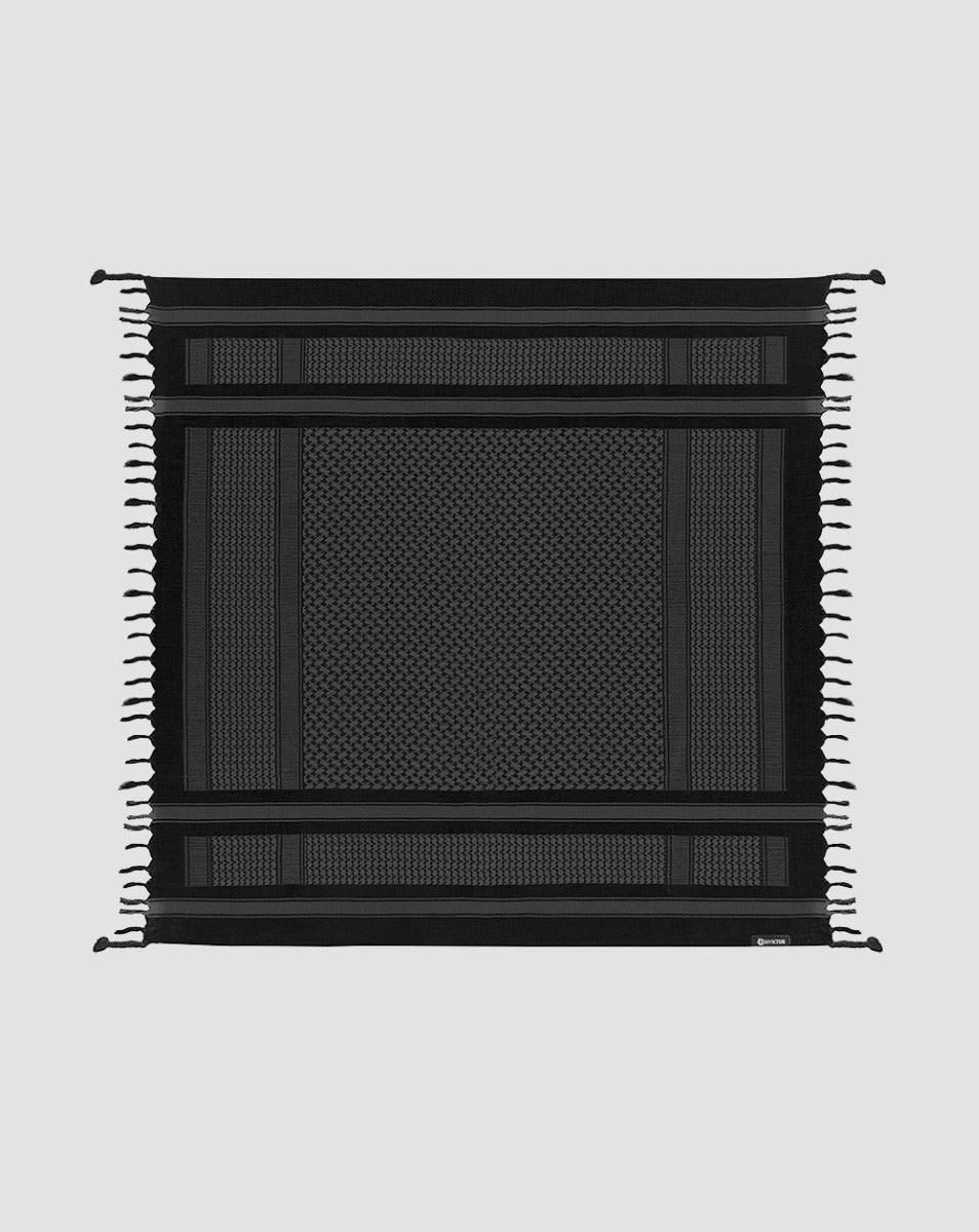 Shemagh Mirage Dune - Preto e Cinza