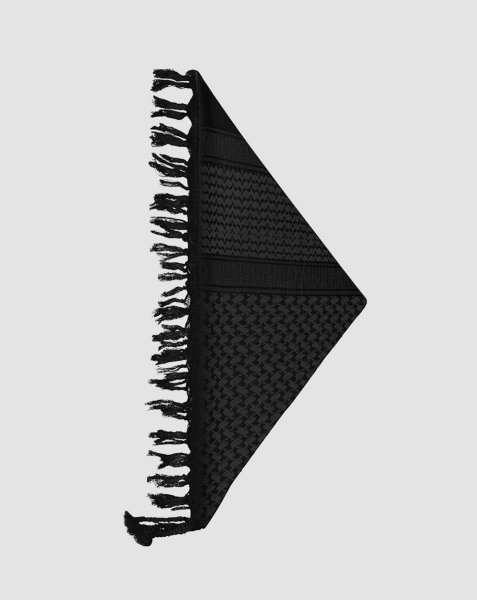 Shemagh Mirage Dune - Preto e Cinza